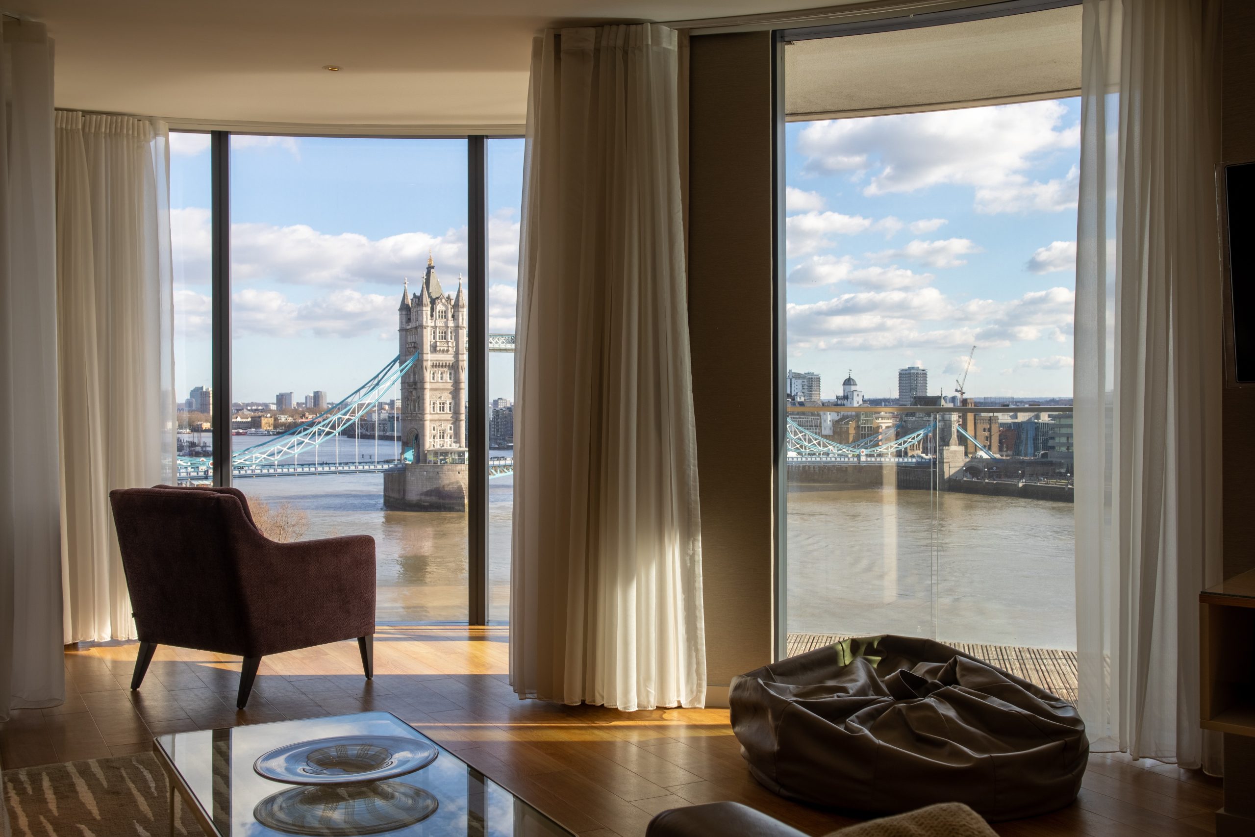 Illustration of Luxury Penthouse Apartments With High Security Lobby